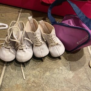 American girl doll ice skating set